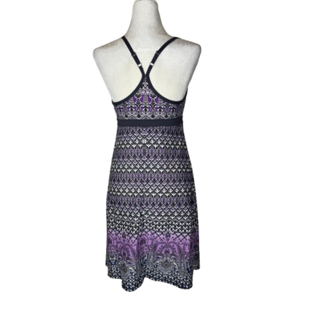 Athleta Bombay Shorebreak Racerback Swim Dress Purple/Gray Size Medium - Picture 3 of 8